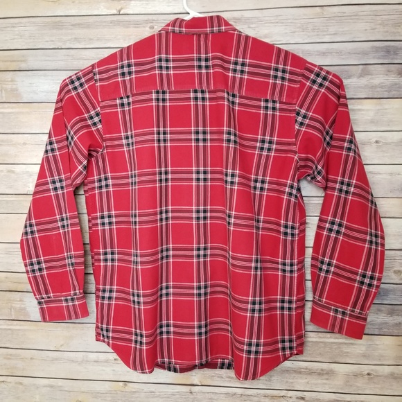 Jack Thomas Youth Boys Plaid Shirt-Red 2T / As Shown
